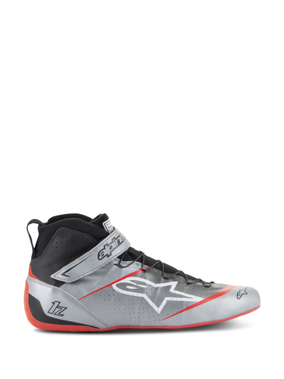 ALPINESTARS TECH-1 Z V3 SHOES - (Dark Silver Black Red)