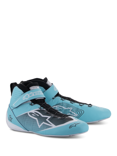 ALPINESTARS TECH-1 Z V3 SHOES - (Light Teal White Black)
