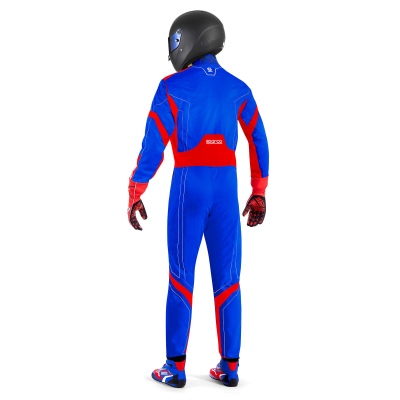 SPARCO KARTING SUIT THUNDER ADVANCED - (Light blue/Red)