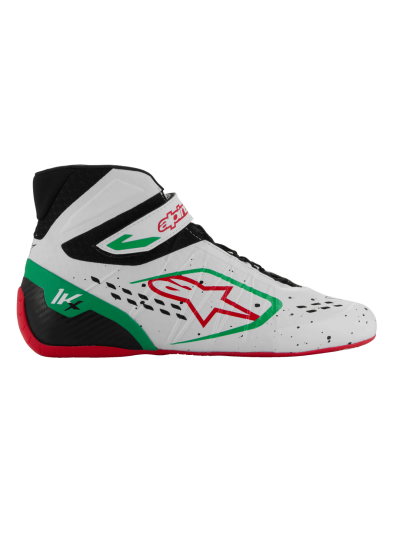 ALPINESTARS KARTING SHOES TECH-1 KX V3 FIA - (WHITE/GREEN/RED)