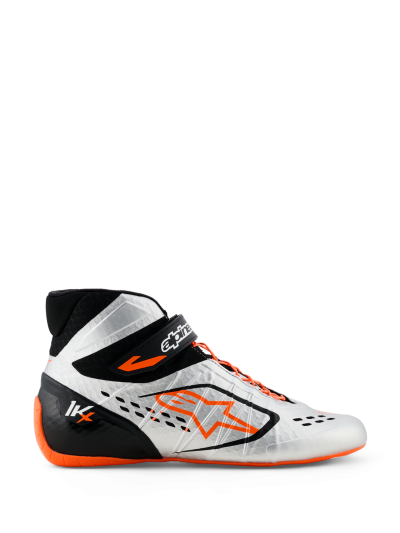 ALPINESTARS KARTING SHOES TECH-1 KX V3 FIA - (BLACK/SILVER/ORANGE FLUO)