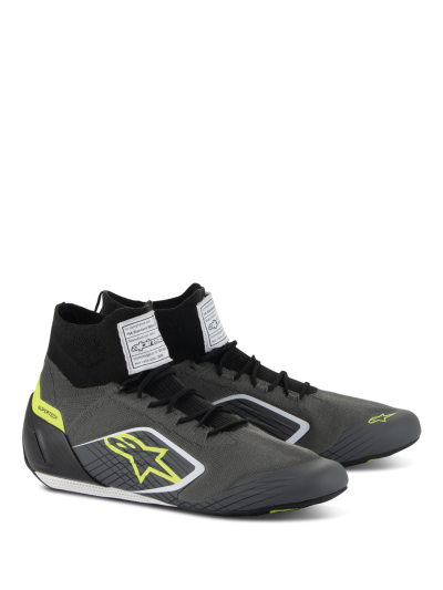 ALPINESTARS SUPERTECH SHOES - FIA/SFI (Cool Gray Black White Yelw Fl)