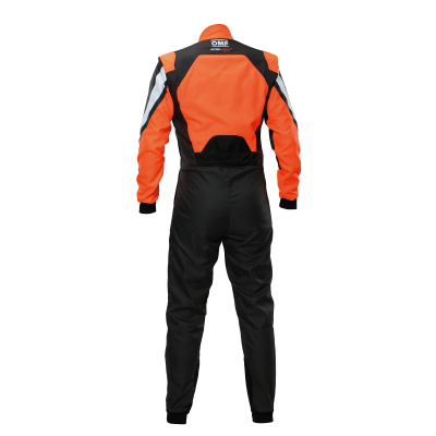OMP KARTING SUIT KS-3X OVERALL - (Black - Fluo Orange)