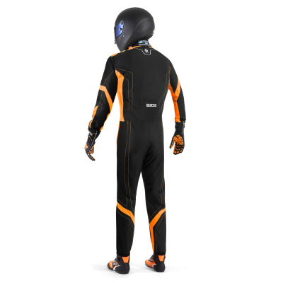 SPARCO KARTING SUIT THUNDER ADVANCED - (Black/Fluo Orange)