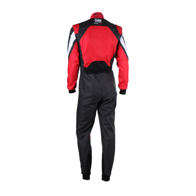 OMP KARTING SUIT KS-3X OVERALL - (Black - Red)