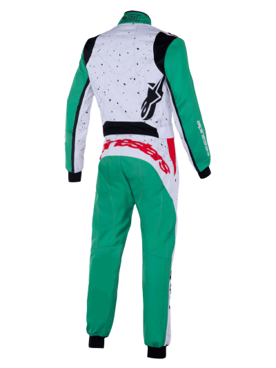 ALPINESTARS KARTING SUIT KMX-9 V3 GRAPHIC 6 - (White Green Red)