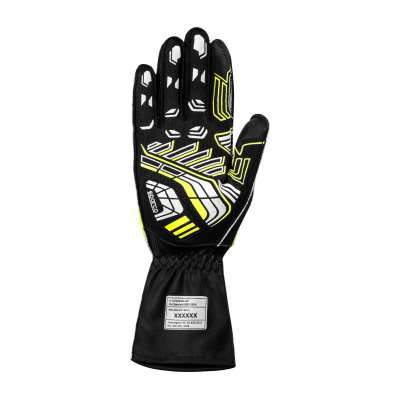 SPARCO KARTING GLOVES K-ARROW+ - (Black/Fluo yellow)