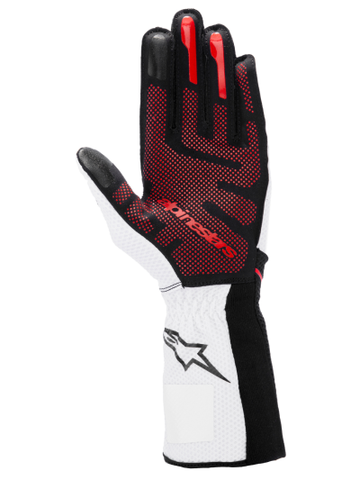 ALPINESTARS KARTING GLOVES TECH-1 KX V4 - (BLACK/WHITE/RED)