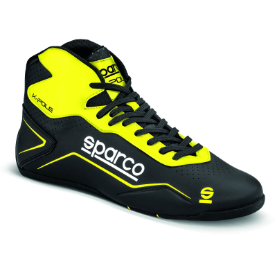 SPARCO KARTING SHOES K-POLE - (BLACK/YELLOW FLUO)