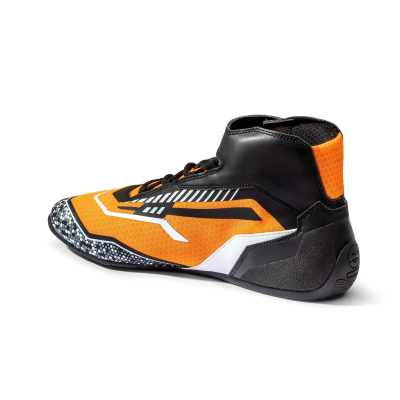 SPARCO KARTING SHOES K-ROCK - (BLACK/FLUO ORANGE)