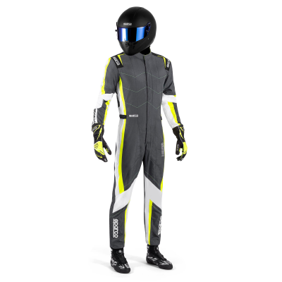 SPARCO KARTING SUIT KERB ADVANCED - (Dark grey/Fluorescent yellow)