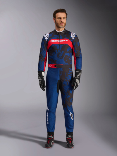 ALPINESTARS KMX-9 V3 GRAPHIC 5 SUIT - (Navy/Red)