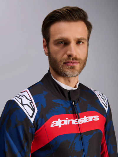 ALPINESTARS KMX-9 V3 GRAPHIC 5 SUIT - (Navy/Red)
