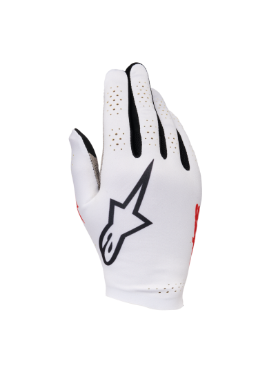 ALPINESTARS SIM GLOVES GRAPHIC 1 - (Silver Ice Black Red Tangerine)