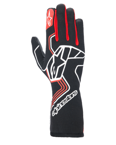 ALPINESTARS TECH-1 RACE V4 GLOVES - (Black Red)