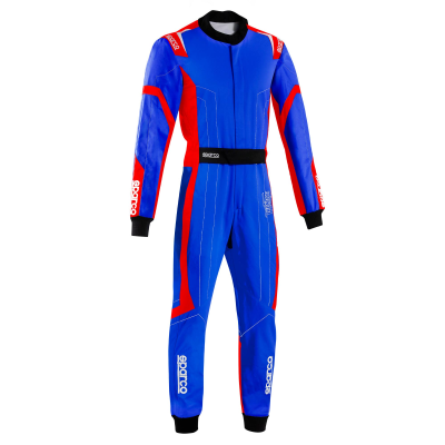 SPARCO KARTING SUIT THUNDER ADVANCED - (Light blue/Red)