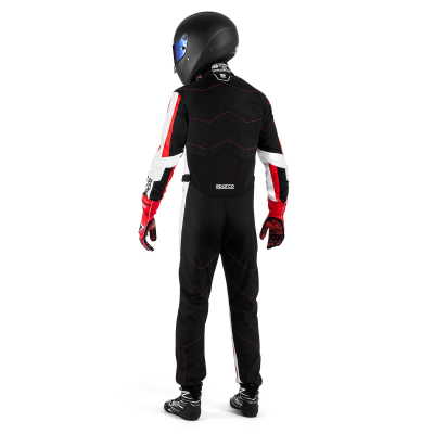 SPARCO KARTING SUIT KERB ADVANCED - (Black/Red)