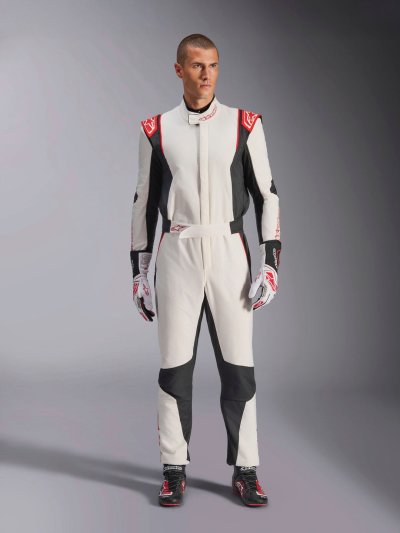 ALPINESTARS GP TECH V4 SUIT - (White Black Red)