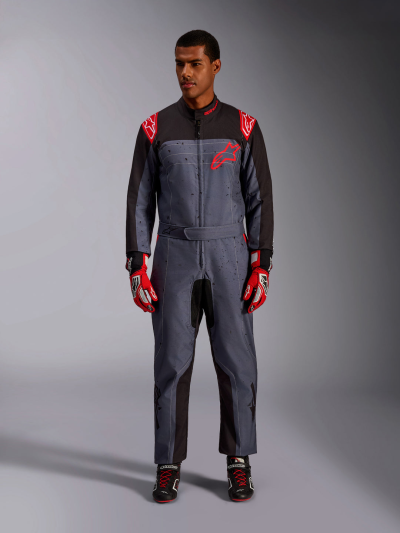 ALPINESTARS KARTING SUIT KMX-9 V3 GRAPHIC 6 - (Anthracite Black Red)