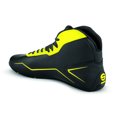 SPARCO KARTING SHOES K-POLE - (BLACK/YELLOW FLUO)