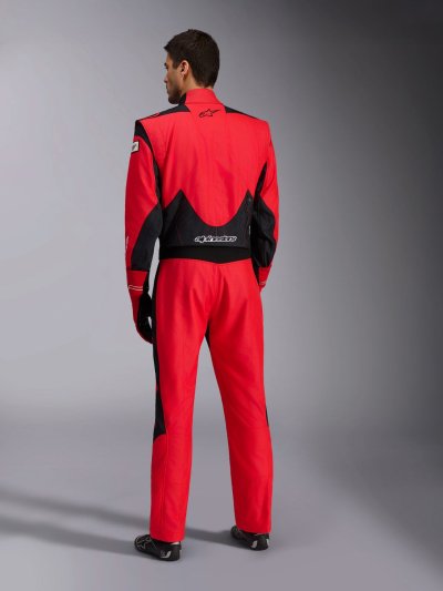 ALPINESTARS GP PRO COMP V2 FIA SUIT - (Red Black)