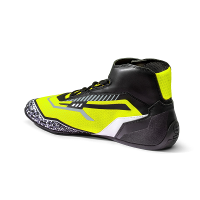 SPARCO KARTING SHOES K-ROCK - (BLACK/FLUO YELLOW)
