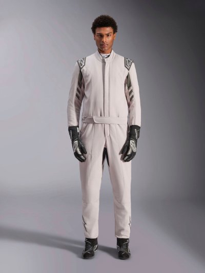 ALPINESTARS GP RACE V3 SUIT FIA - (Silver Anthracite)