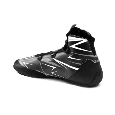 SPARCO KARTING SHOES K-RAPID LACES FIA - (BLACK/WHITE)