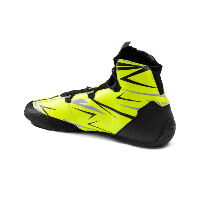 SPARCO KARTING SHOES K-RAPID LACES FIA - (FLUO YELLOW/BLACK)