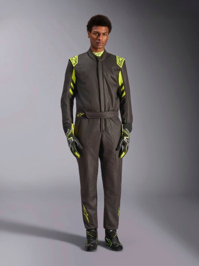 ALPINESTARS GP RACE V3 SUIT FIA - (Black Yellow Fluo)
