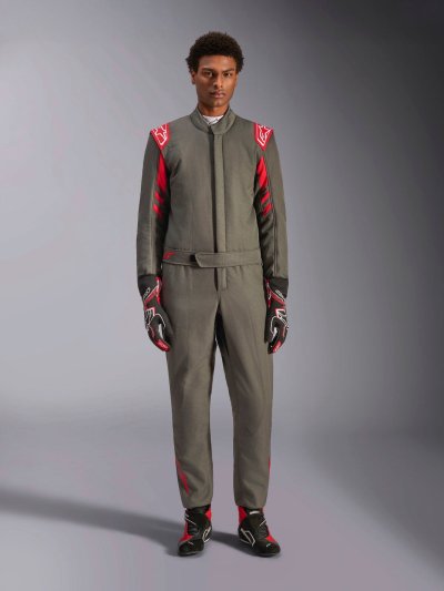 ALPINESTARS GP RACE V3 SUIT FIA - (Anthracite Red)