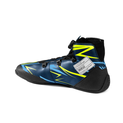 SPARCO KARTING SHOES K-RAPID FIA - (MARINE BLUE/FLUO YELLOW)