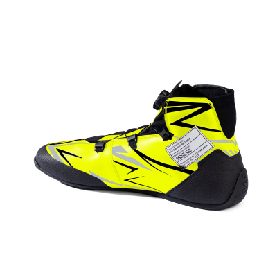 SPARCO KARTING SHOES K-RAPID FIA - (FLUO YELLOW/BLACK)