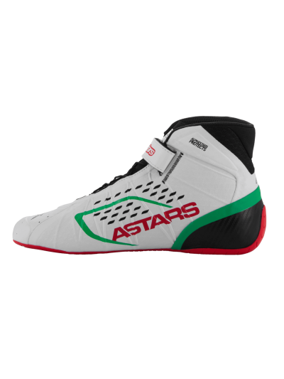 ALPINESTARS KARTING SHOES TECH-1 KX V3 FIA - (WHITE/GREEN/RED)