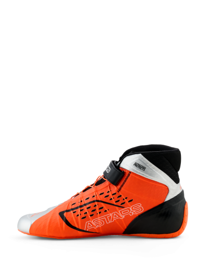 ALPINESTARS KARTING SHOES TECH-1 KX V3 FIA - (BLACK/SILVER/ORANGE FLUO)