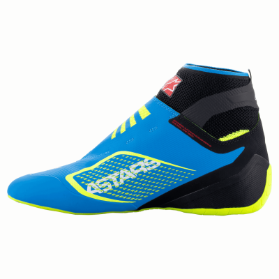 ALPINESTARS KARTING SHOES TECH-1 KZ V2 - (BLACK/ENAMEL/BLUE/YELLOW FLUO)