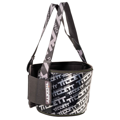 TILLETT P1 KART RIB PROTECTOR - (Black/Silver)