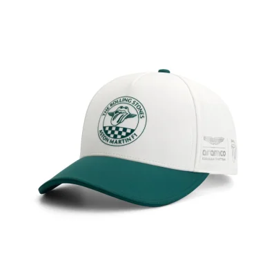 Aston Martin F1 Special Edition Rolling Stones Hat - White