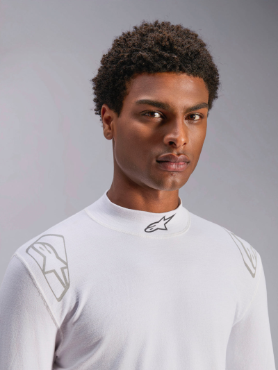 ALPINESTARS ZX EVO V3 TOP - LONG SLEEVE (White)