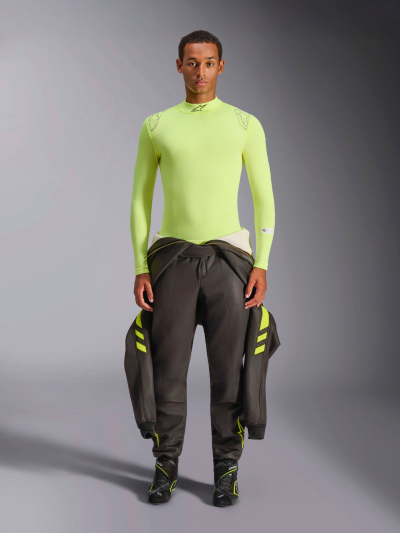 ALPINESTARS ZX EVO V3 TOP - LONG SLEEVE (Yellow Fluo)