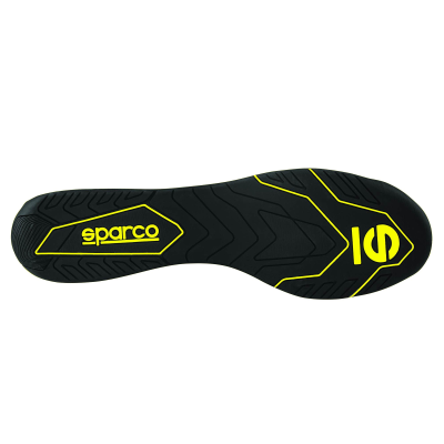 SPARCO KARTING SHOES K-POLE - (BLACK/YELLOW FLUO)