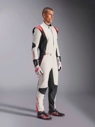 ALPINESTARS GP TECH V4 SUIT - (White Black Red)