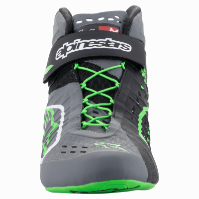 ALPINESTARS KARTING SHOES TECH-1 KX V2 - (BLACK/GREY/GREEN)