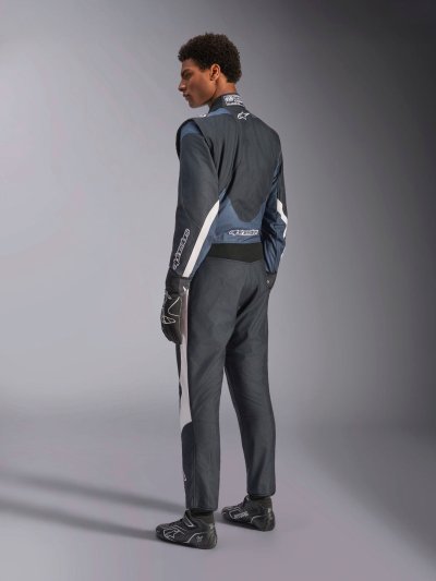 ALPINESTARS GP PRO COMP V2 FIA SUIT - (Black Asphalt White)