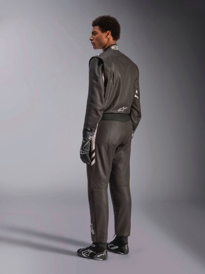 ALPINESTARS GP RACE V3 SUIT FIA - (Black Silver)