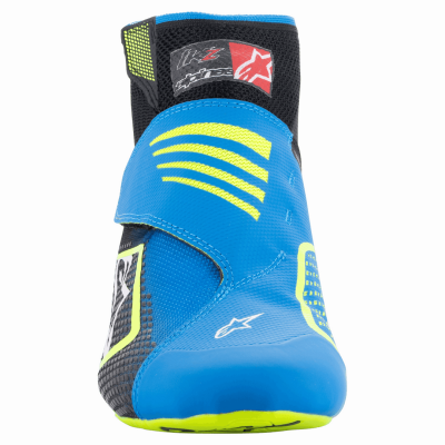 ALPINESTARS KARTING SHOES TECH-1 KZ V2 - (BLACK/ENAMEL/BLUE/YELLOW FLUO)