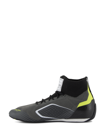ALPINESTARS SUPERTECH SHOES - FIA/SFI (Cool Gray Black White Yelw Fl)