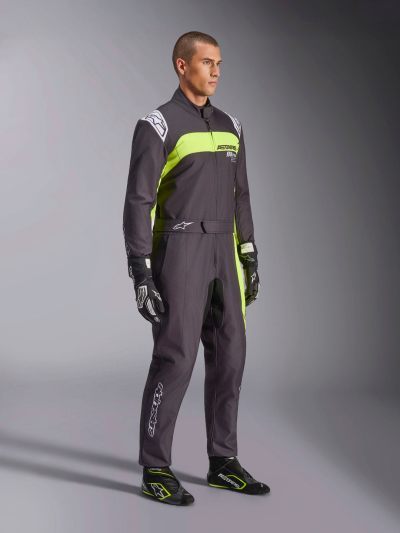 ALPINESTARS KARTING SUIT KMX-9 V3 GRAPHIC 3 - (Black/Yellow Fluo)