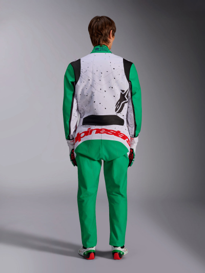ALPINESTARS KARTING SUIT KMX-9 V3 GRAPHIC 6 - (White Green Red)
