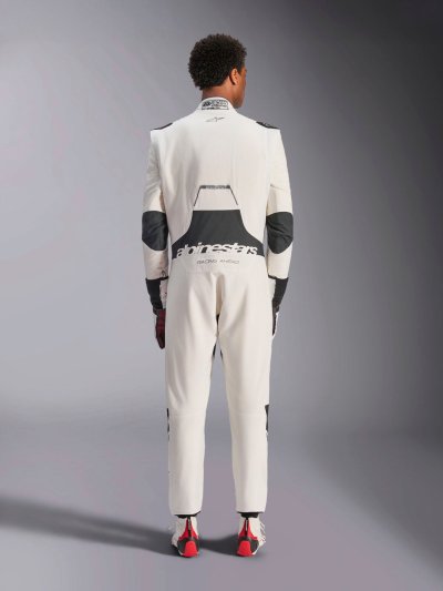 ALPINESTARS HYPERTECH V3 SUIT FIA - (White Black Silver)